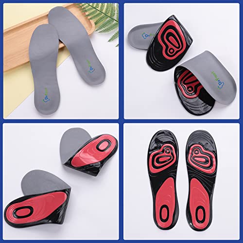 Dr.Foot Dr Foot Gel Insole for Shoes | Flat Feet Arch Support | Women and Men | Silicone Shoe Cushion | All Day Comfort | Dual Gel Technology - Image 2