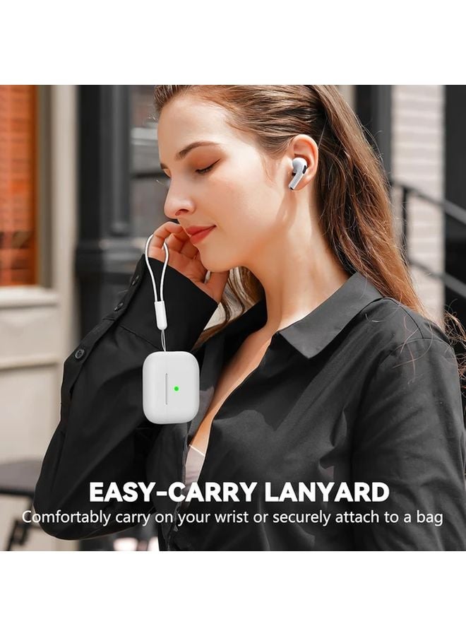 غلاف سيليكون أرجواني فاتح لـ Airpods Pro 2 (2022-2023) مع قلم تنظيف للحماية من الصدمات - Image 5