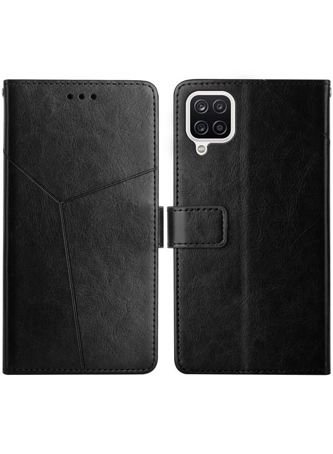 S-TOP Case For Samsung Galaxy M62 / F62 Y Stitching Horizontal Flip Leather Case with Holder & Card Slots & Wallet & Photo Frame - Image 1