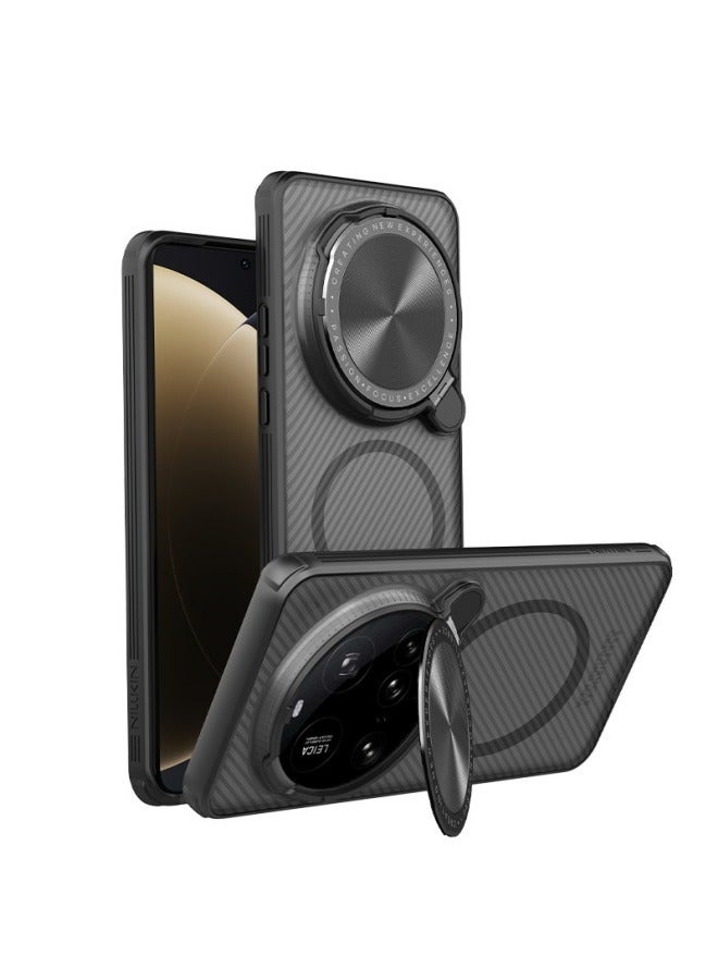 Suitable for Xiaomi 15Ultra lens protection mobile phone case MagSafe magnetic bracket protective cover - Image 1