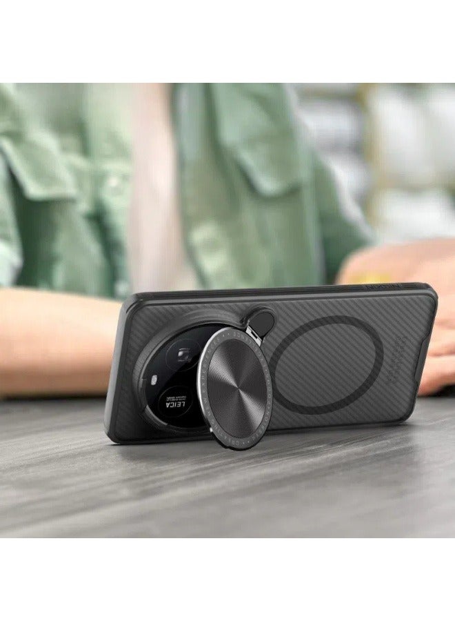 Suitable for Xiaomi 15Ultra lens protection mobile phone case MagSafe magnetic bracket protective cover - Image 3