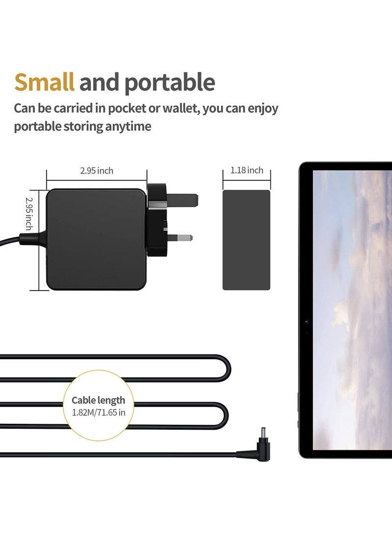 Anmi 20V 3.25A 65W 45W Laptop Charger Replacement for Lenovo IdeaPad 320 310 320S 330 330s 100 110 110S 120S 330S-15IKB Yoga 520 530, IdeaPad Flex 3 4 5 6 ADL45WCD Power Supply Adapter Cord (4.0 * 1.7 mm) - Image 4