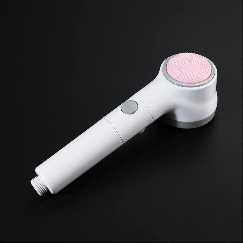 New Turbo Hand Silicone Massager Multi function Inner Filter Plastic Rain Water Pressure Shower Head - Multicolor - Image 1