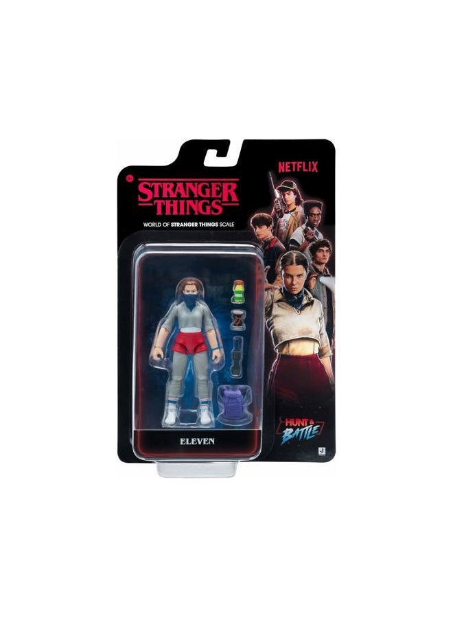 Stranger Things World of Core Figures Eleven, Includes Accessories, Articulated Action Figures, Netflix Series, Collectible Figurines, 8 Years+ - Image 2