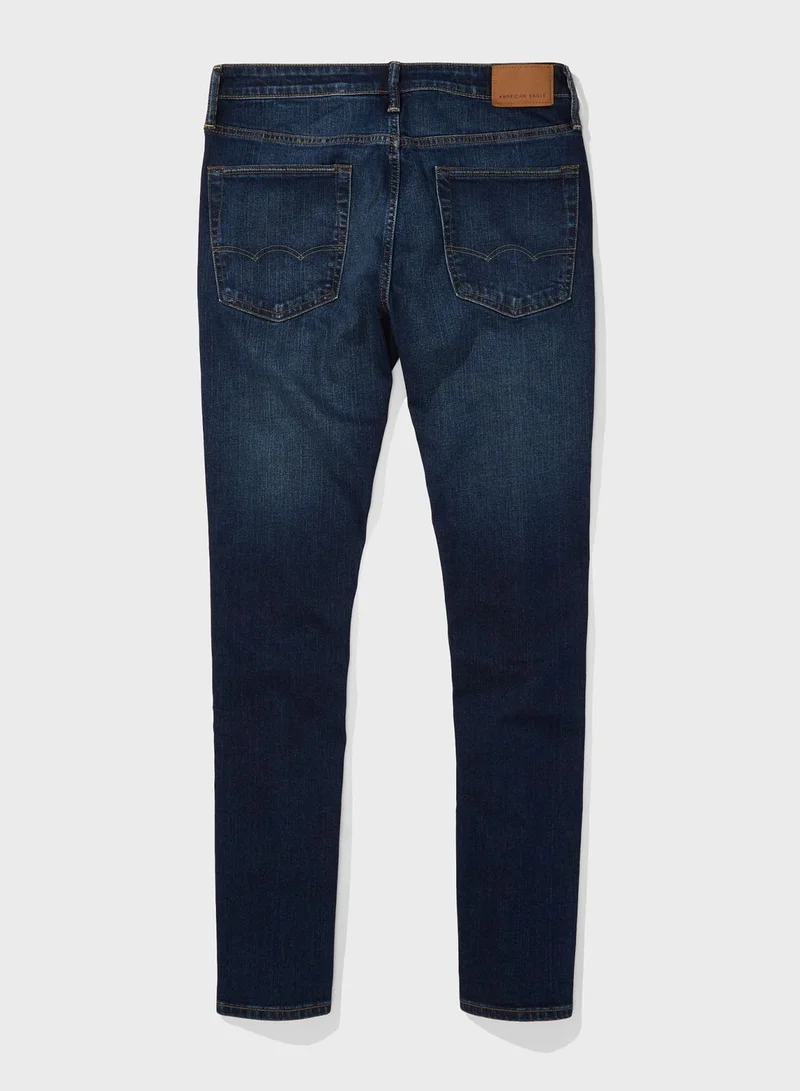 American Eagle Airflex+ Rinse Wash Skinny Fit Jeans