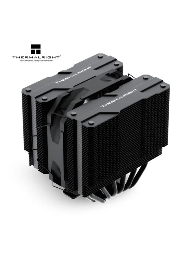Thermalright ثيرمالرايت بيرليس أسيassin 120 ميني أسود، Aghp4.0 ستة أنابيب حرارية مبرد هواء، Pa120 ميني أسود - Image 4