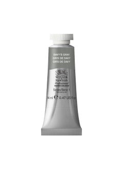 WINSOR & NEWTON Winsor & Newton Professional Water Colour 14 ML - Davy's Gray (217) - Finely Pigmented, Vibrant, Vivid & Intermixable Artists' Water Colour Paints - More Colours Available  - Image 1