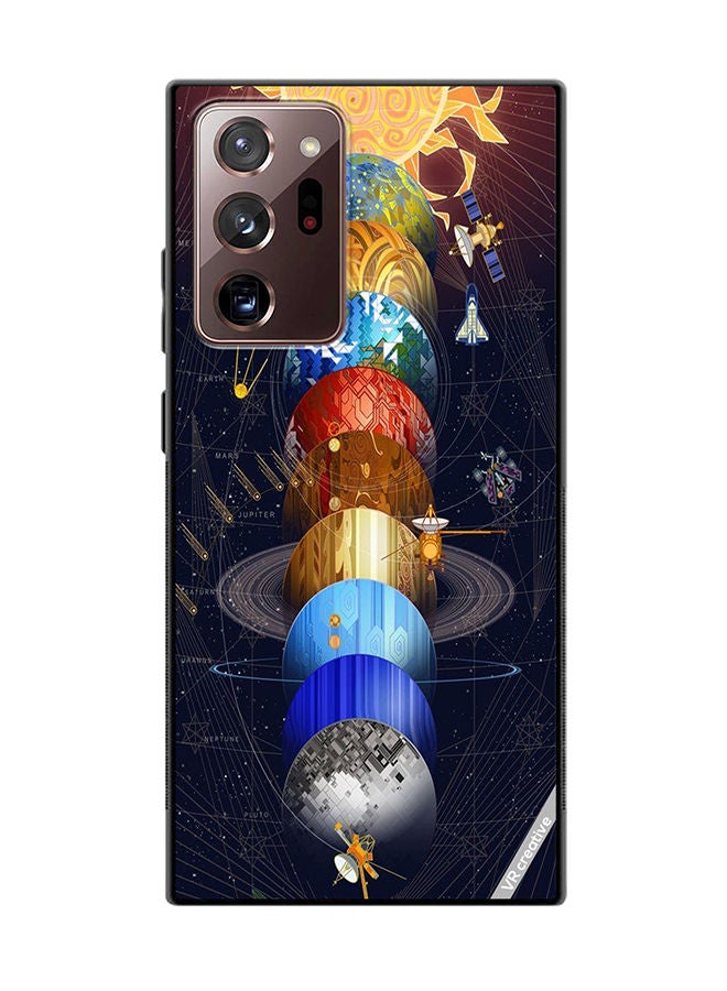 VR CREATIVE Protective Case Cover For Samsung Galaxy Note20 Ultra 5G Earth Design Multicolour - Image 1