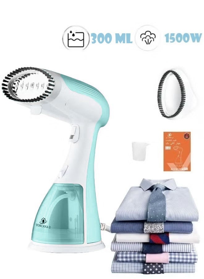 TOSCANA U - High power garment steamer, fast heating, wrinkle removal, 1500 watts, 300 ml - Image 1