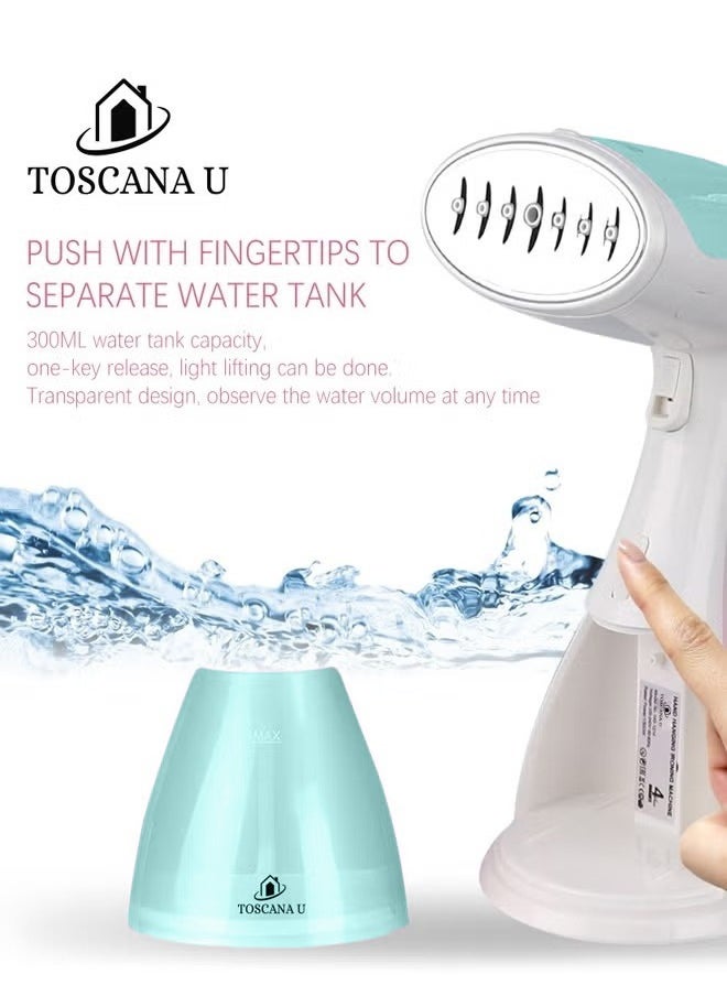 TOSCANA U - High power garment steamer, fast heating, wrinkle removal, 1500 watts, 300 ml - Image 1
