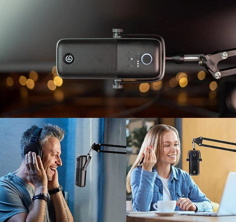 AceTaken Wave 3 Mic Wall Mount, Microphone Stand Arm Holder compatible with Elgato Wave 3 and Wave 1 Conderser Microphone - Image 3