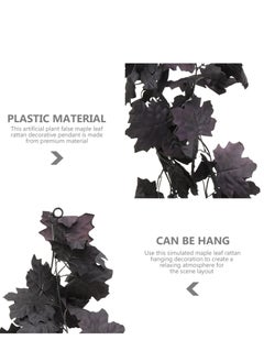 Daytoyz Maple Leaves Garland Decorations,5.7Ft/String Diverse Colors Fall Artificial Hanging Vines Garland, Autumn Decor for Home Wedding  - Image 4