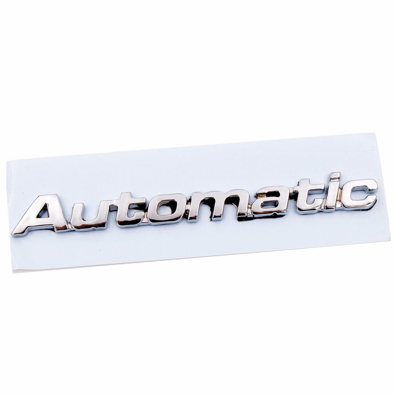 Asraw Automatic Car Sticker - Automatic Emblem Badge Monogram Universal for Car (2x14.5cm) - Image 5