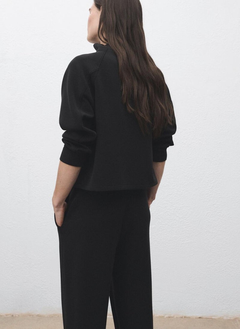 MANGO High collar sweatshirt - Image 2