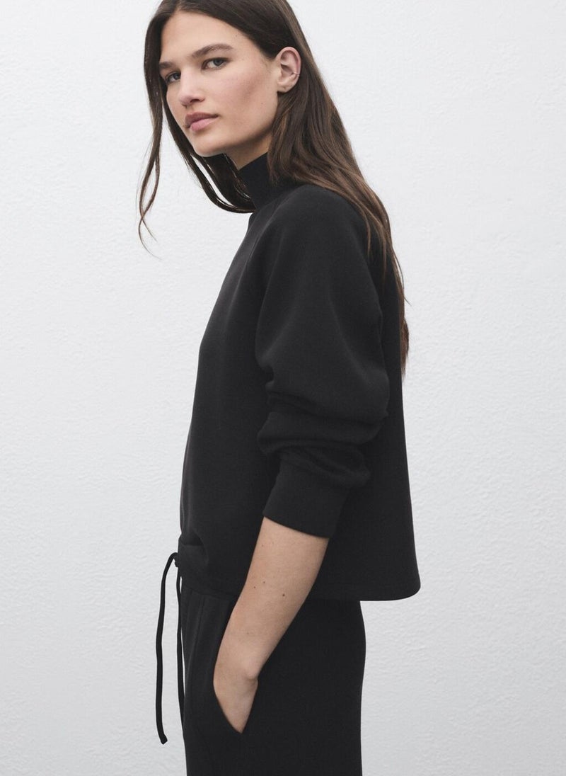 MANGO High collar sweatshirt - Image 3