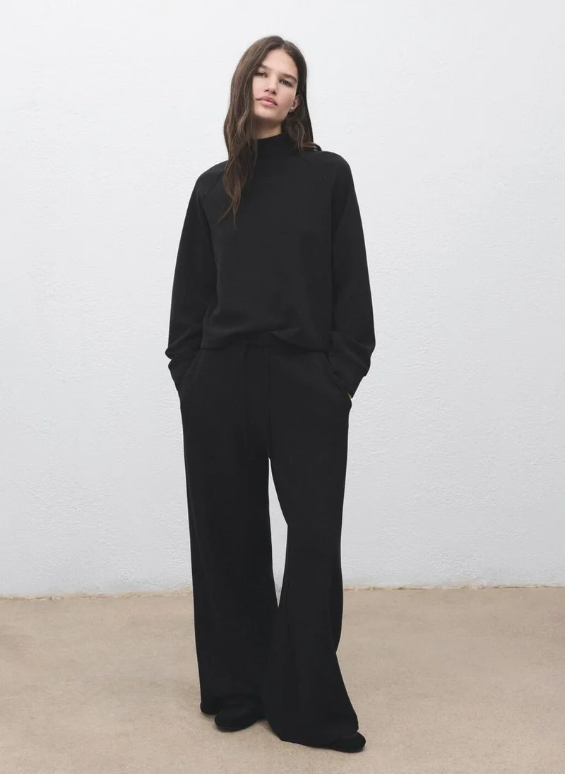 MANGO High collar sweatshirt