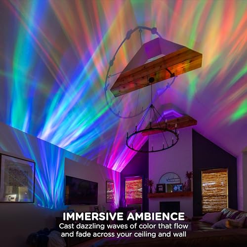Enbrighten Aurora Crystal-Ball Galaxy Projector – Space, Nebula & Star Night Light with Northern Lights Effect – Tabletop Light for Bedroom, Playroom, Game Room & Parties (76044) - Image 4