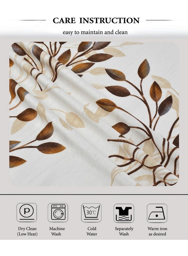 FRESH FROM LOOM Grommet Curtains for Door 9 Feet Long|Latest Big Window Curtain Premium Polyester Parda|Latest Modern Parde for Living Room Bedroom|Home Office Screens (Set of 3 | Coffee) - Image 3