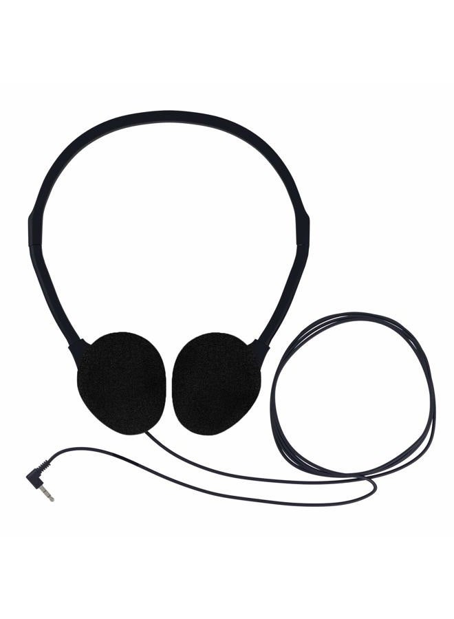 Maeline Bulk Headphones with 3.5 mm Headphone Plug (1 Pack, Black) - Image 2