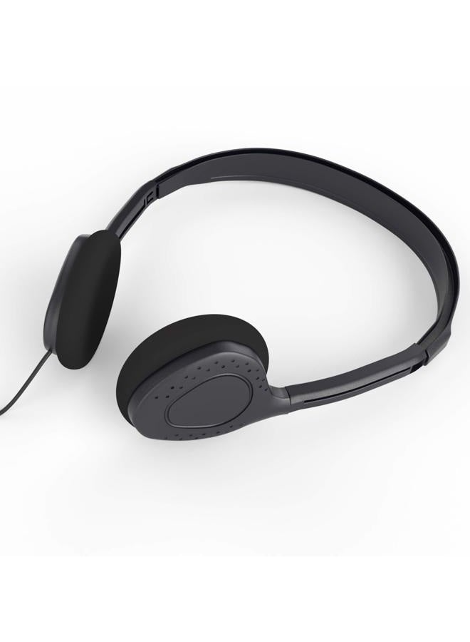 Maeline Bulk Headphones with 3.5 mm Headphone Plug (1 Pack, Black) - Image 4