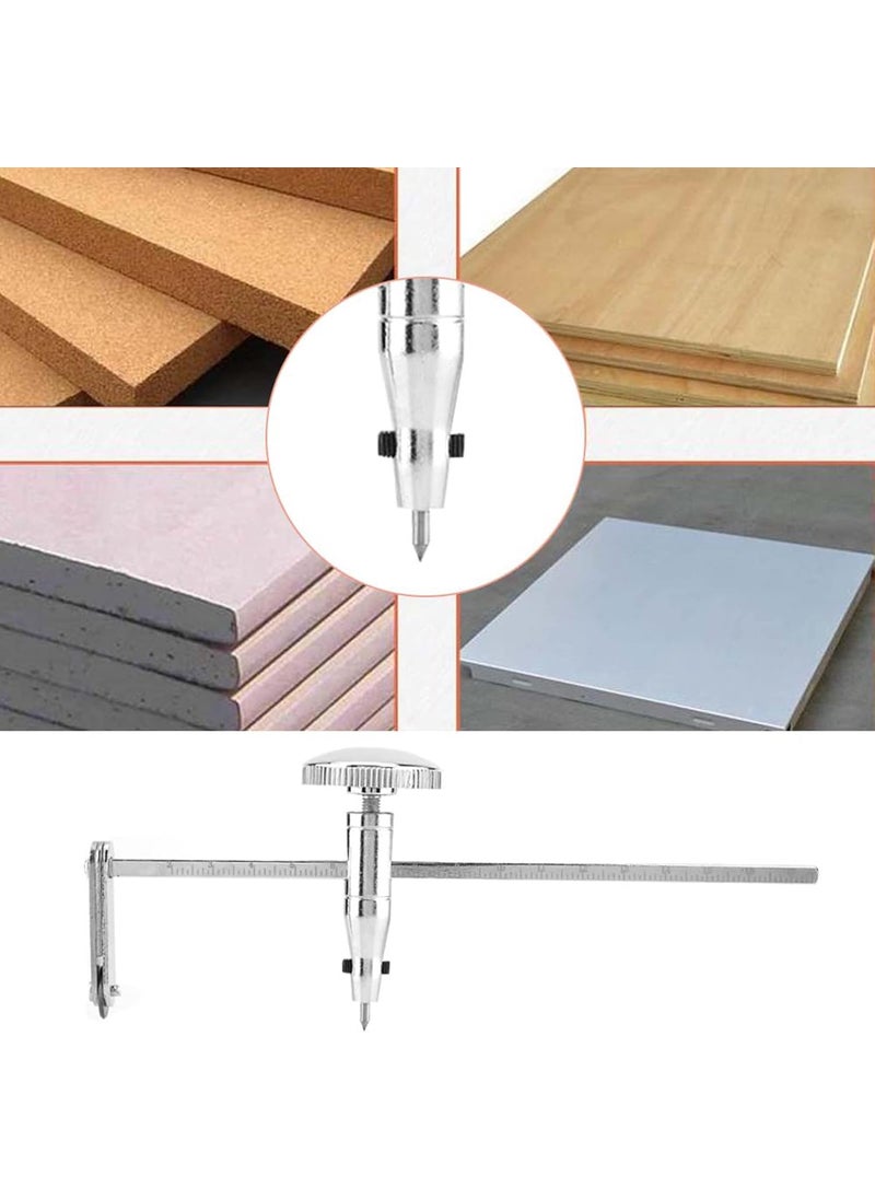 Jadeshay - Jadeshay Circle Cutter Compass Style Plasterboard Punch Tool Max Diameter 40cm with Precision Scale and Comfort Grip for Easy Notching and Cutting - Image 1