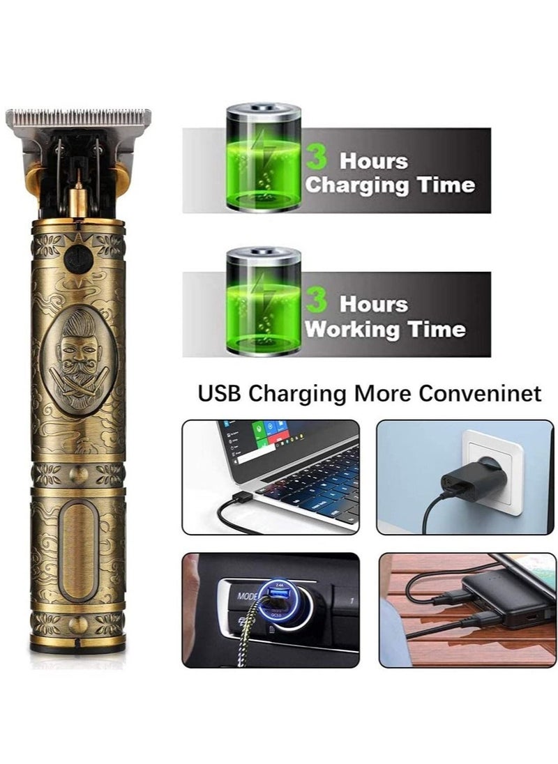 ELTRAZONE Mens Clipper Cordless Hair Clippers, Razor Electric Professional Beard Trimmer Grooming Shaving Machine Self Hair Cutting Haircut Trimmers Cutter - Image 3