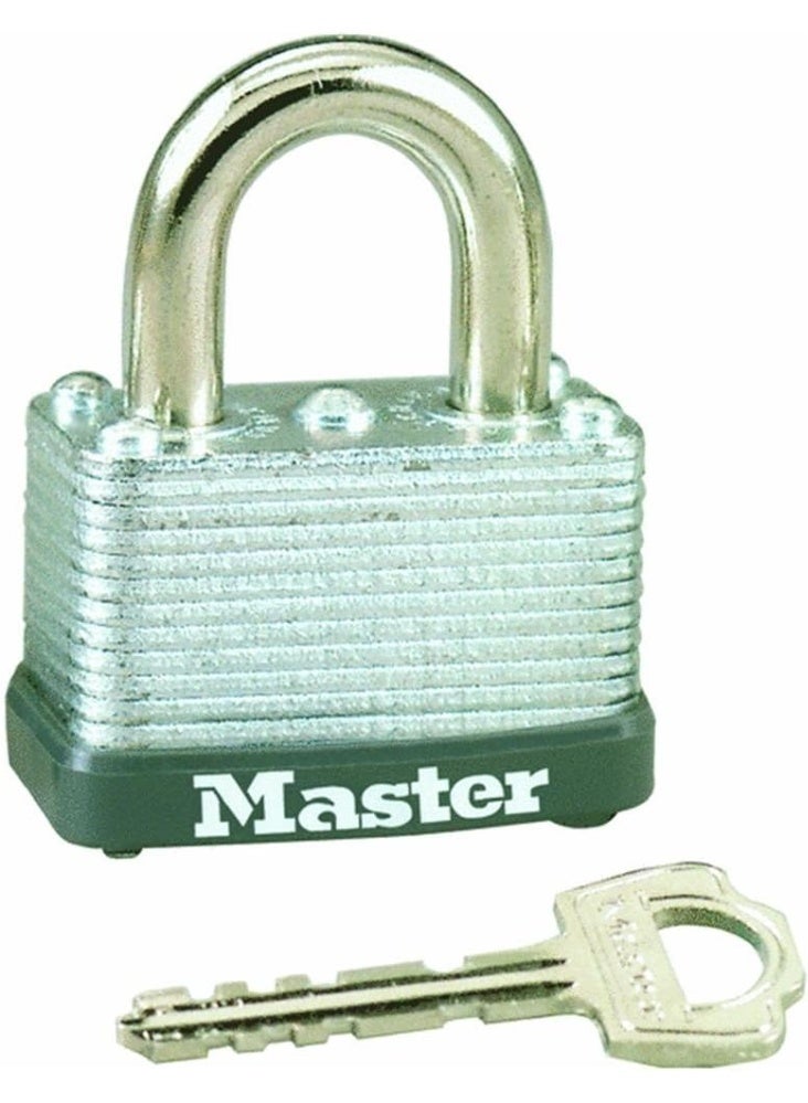Master Lock Master Lock 22T Keyed Alike Warded Padlock, 1-1/2 Inch, 2-Pack,Steel 