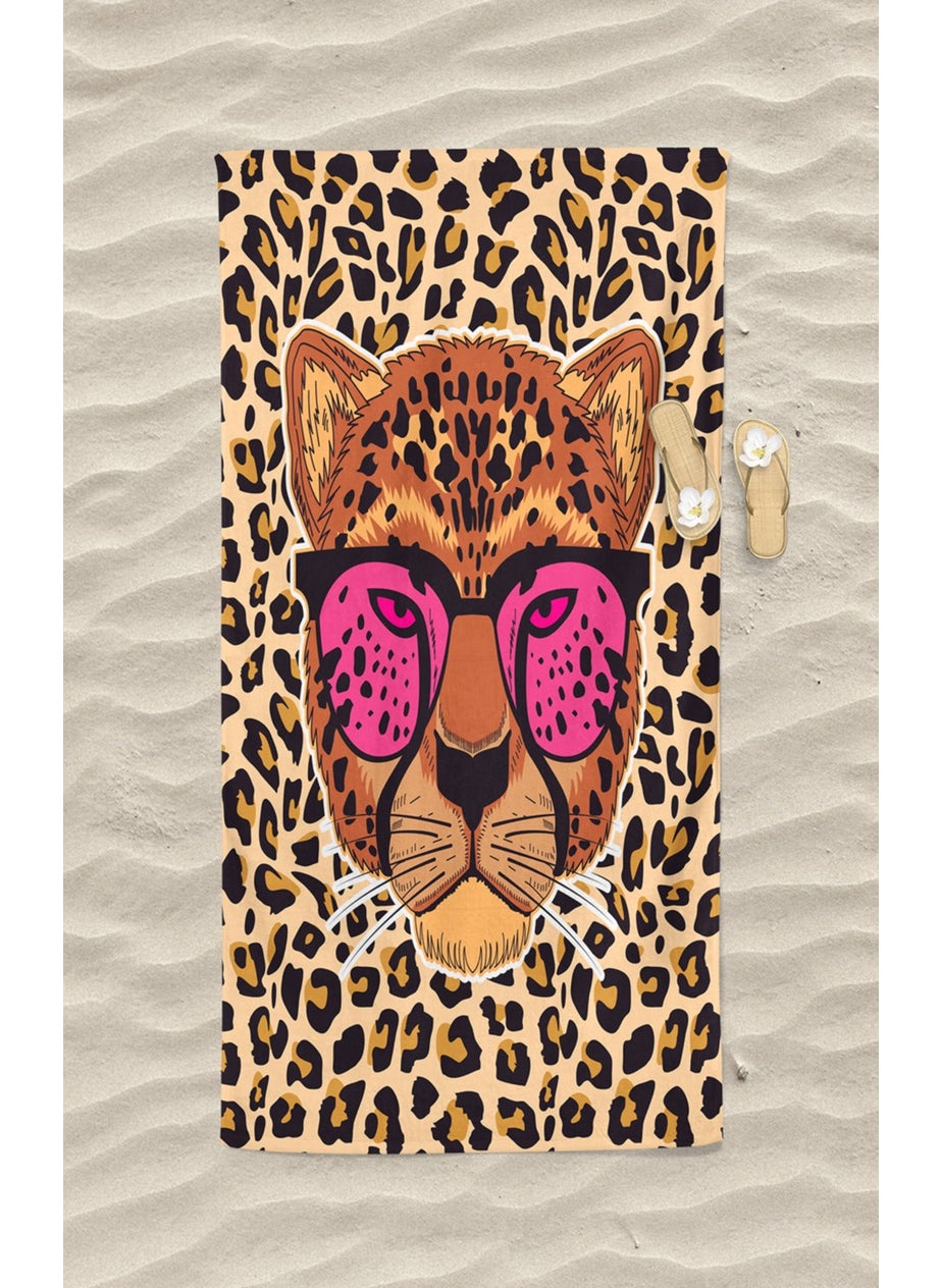 Leopard Patterned Beach Towel and Beach Bag Set Bath Towel Digital Printed Towel - pzsku/ZE760433D2CD066CF2104Z/45/_/1731147750/db713e28-a85f-4269-a08b-b8a36f61413a