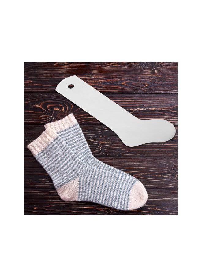 silvercnc - silvercnc 2pcs Metal Sock Jig Heat Press Sock Jig Hockey Style Aluminum Sock Dye Sublimation Printing Socks Jigs DIY Accessory - Image 1