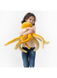 Zaboon Soft Toy, Octopus/Yellow, 50 Cm  - Image 2