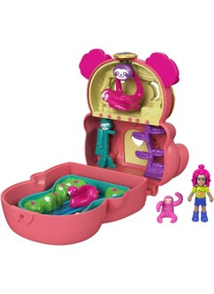 Polly Pocket Polly Pocket Flip & Find Sloth Compact  - Image 1