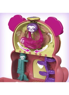 Polly Pocket Polly Pocket Flip & Find Sloth Compact  - Image 4