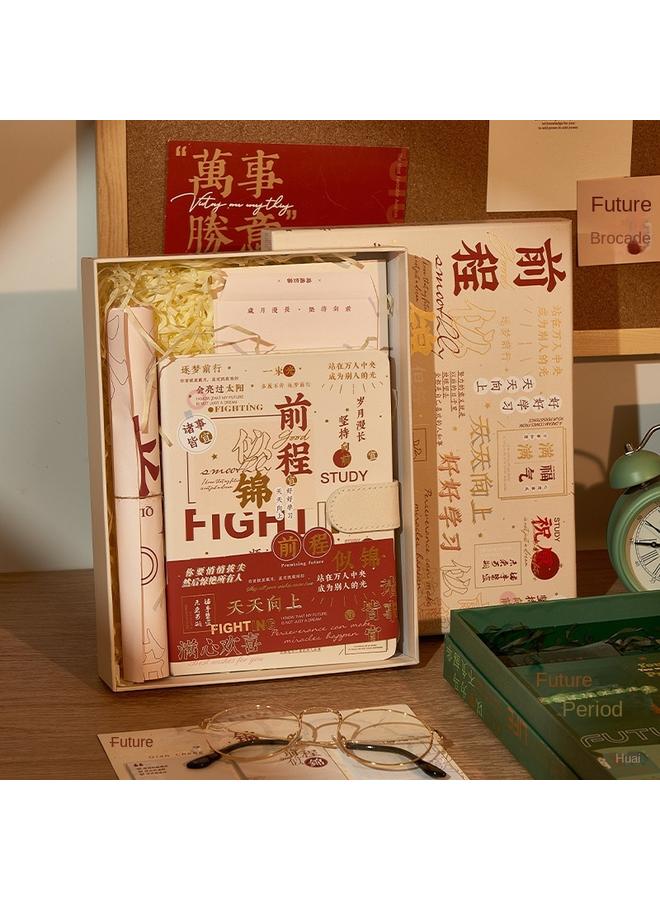 Bluejw High Color Value Notebook Gift Box Suit Hand Book Full Color Page Can Be Made Ins Wind Hand Account Stationery Gift Bag - Image 2