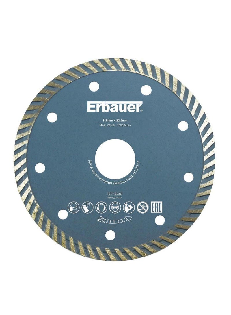 ACE Erbauer Steel Turbo Diamond Disc 11.5cm 