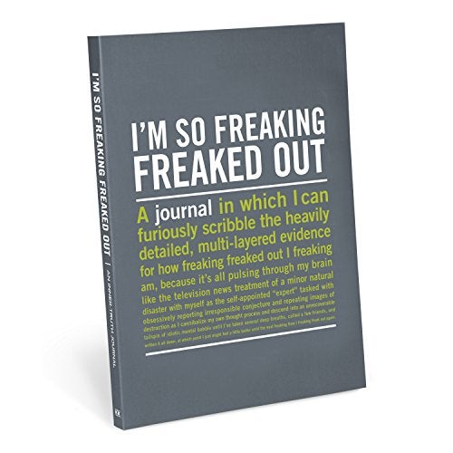 Knock Knock I'm So Freaking Freaked Out Inner-Truth Journal (Large, 7 x 9.5-inches) - Image 1