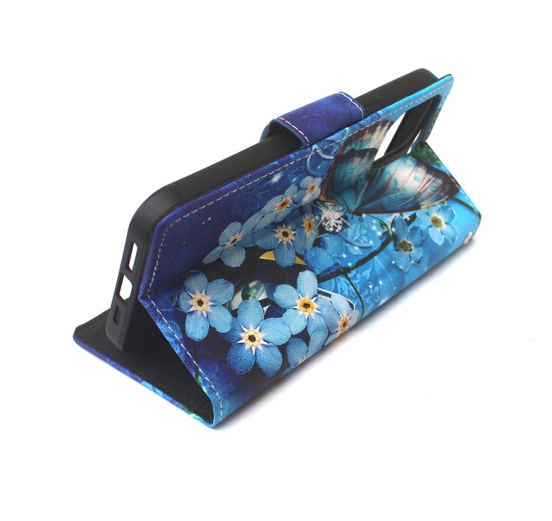 Arbuda flip Cover for Oneplus Nord CE4 Lite 5G Designer Fancy Printed Wallet flip case Cover - Blue Butterfly - Image 5