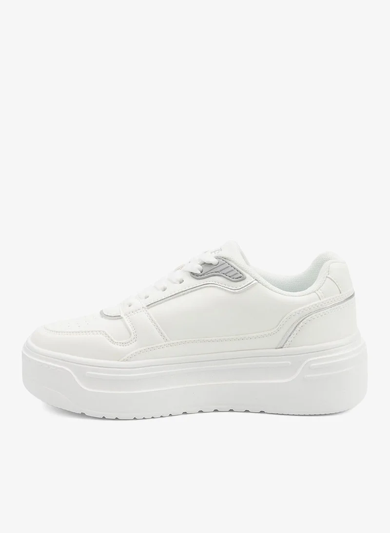 U.S. Polo Assn. Women's  White Low-Top Sneakers - Style that Moves, Comfort Shoes that Lasts