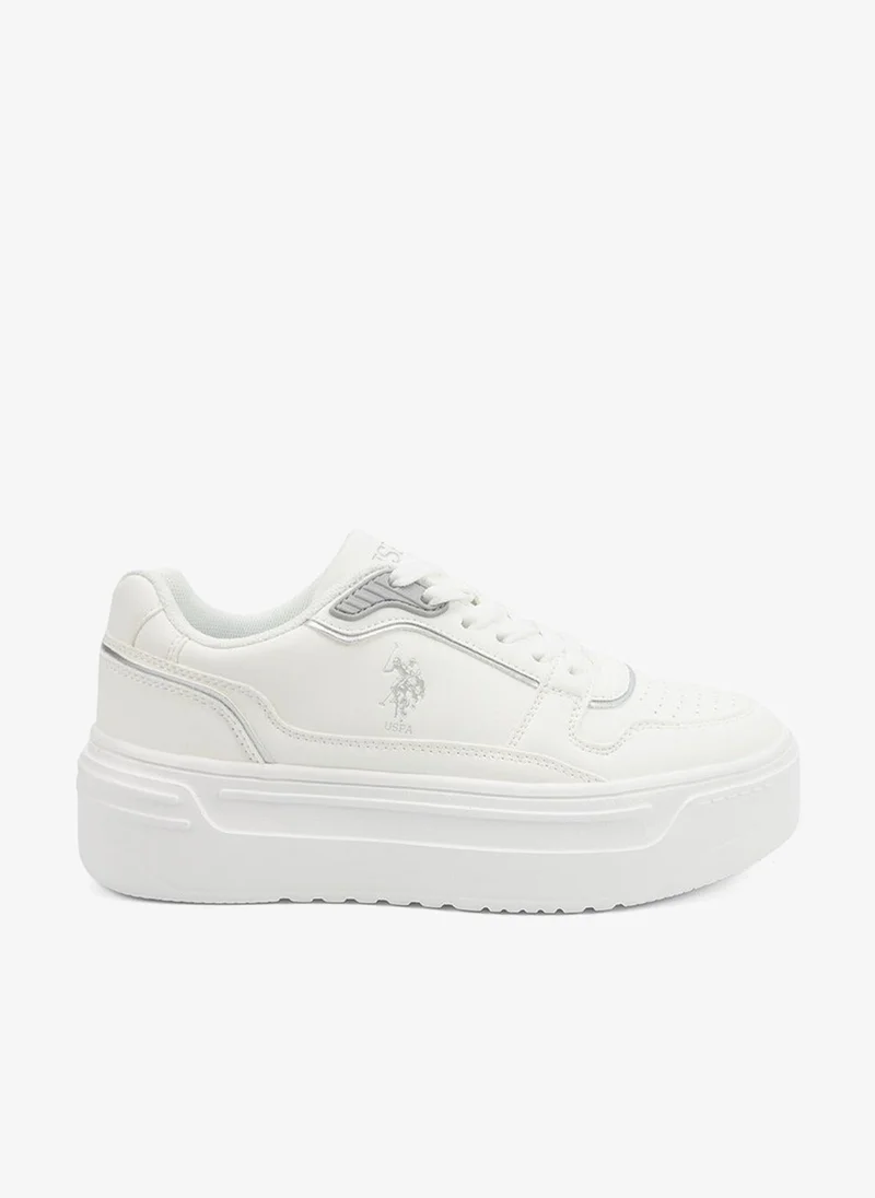 Women's  White Low-Top Sneakers - Style that Moves, Comfort Shoes that Lasts
