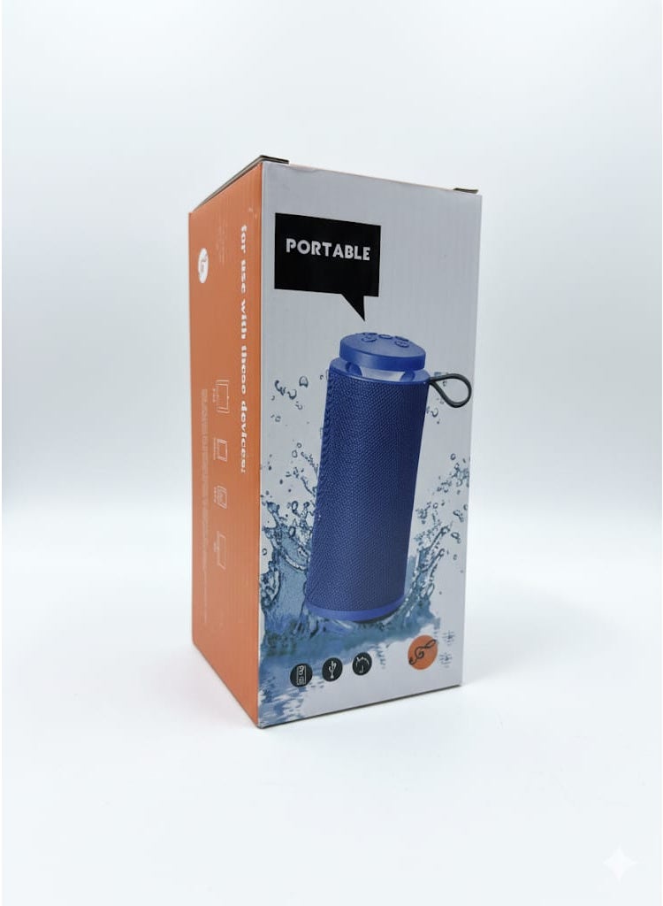 مكبر صوت بلوتوث محمول GT-112 مصمم بميكروفون لاسلكي قابل لإعادة الشحن للأماكن الخارجية ساوند بار وبطاقة Micro SD بتنسيق ام بي 3 وميكروفون مدمج - Image 2