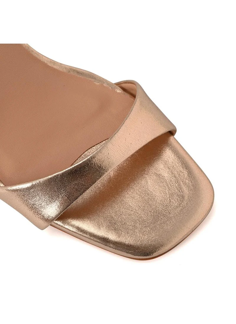 Carmen Steffens  Shine Gold Sandal for Women | Best Price UAE