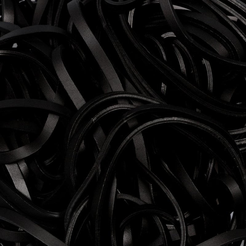 JAM Paper أشرطة مطاطية ملونة من JAM PAPER - الحجم 33 - أشرطة مطاطية سوداء - 100/عبوة - Image 2