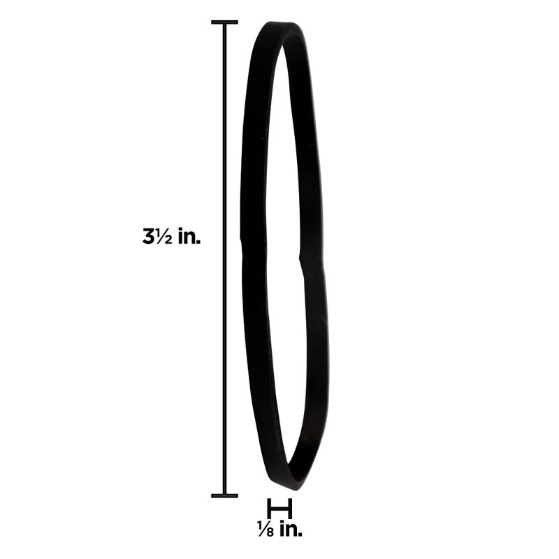 JAM Paper أشرطة مطاطية ملونة من JAM PAPER - الحجم 33 - أشرطة مطاطية سوداء - 100/عبوة - Image 5