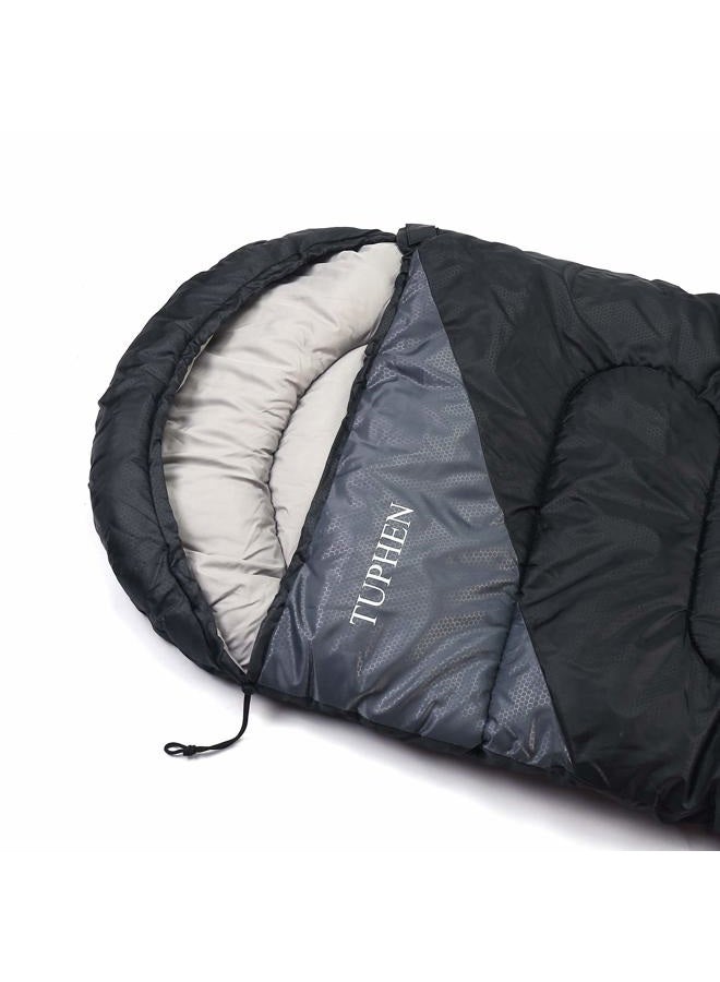 tuphen Sleeping Bags for Adults Kids Boys Girls Backpacking Hiking Camping Microfiber Liner, Cold Warm Weather 4 Seasons Winter, Fall, Spring, Summer, Indoor Outdoor Use, Lightweight & Waterproof - Image 5