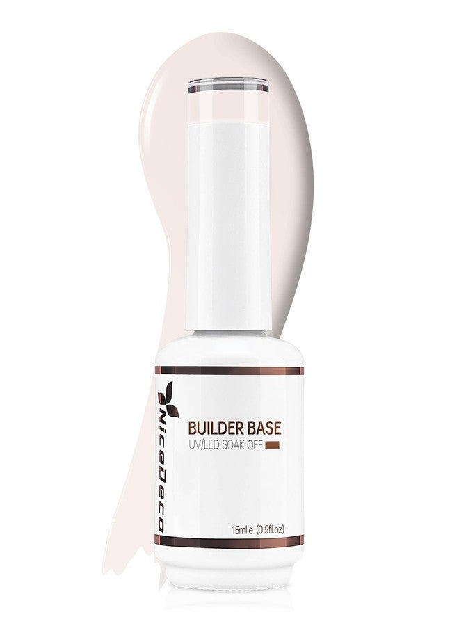 Nicedeco Builder Nail Gel 15ML Clear Base Gel 8 in 1 Strengthener Hard Gel Builder Extension Nail Art Design-009 - Image 1