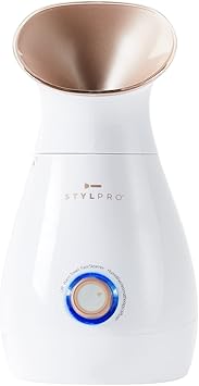 STYLPRO 4in1 Steamer Face Steamer Aromatherapy Diffuser Humidifier and Towel Warmer Ionic Face Mist for Deep Cleaning Luxury Home Spa Unclogs Pores - Image 1