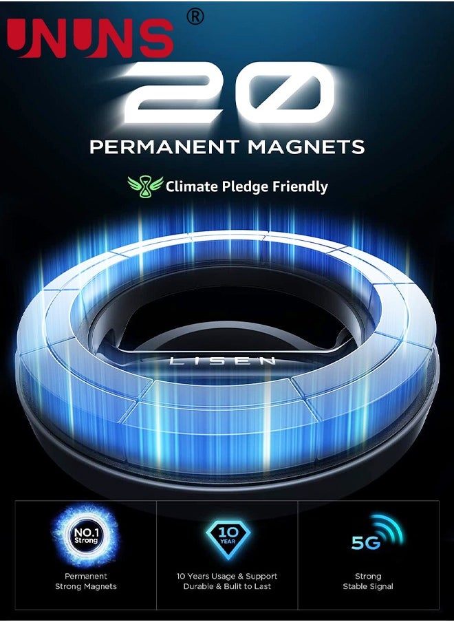 UNUNS MagSafe Car Mount,All-Metal Strongest Magnet,Magnetic Phone Holder For Car Dashboard/Tesla Phone Mount,Car Holder Fit For iPhone 15 14 13 12 Series  - Image 3