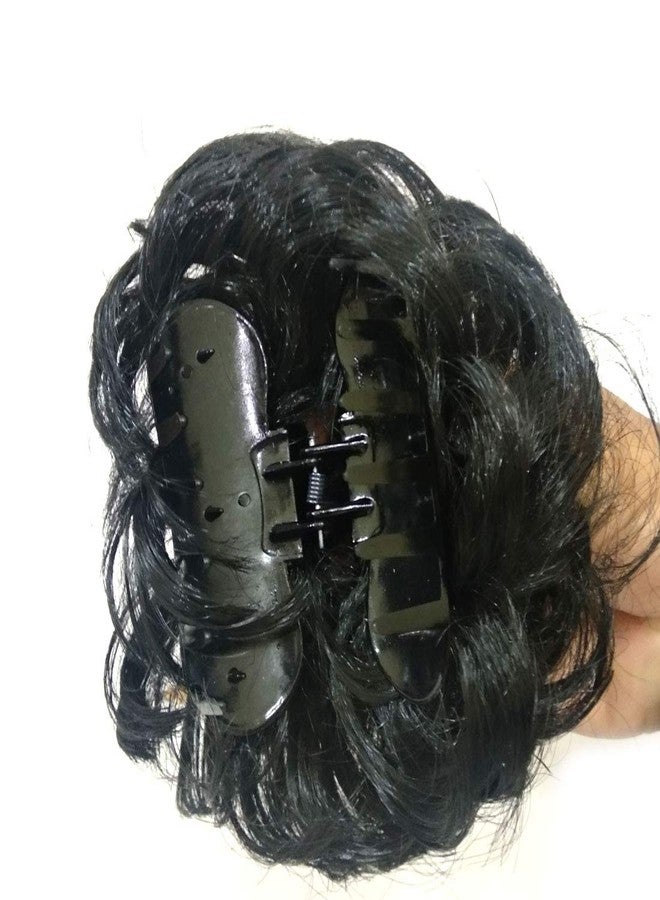 Maahal™ Set of 2, Funky Clutcher Hair Extension Hair Accessory Set (Black) - Image 2