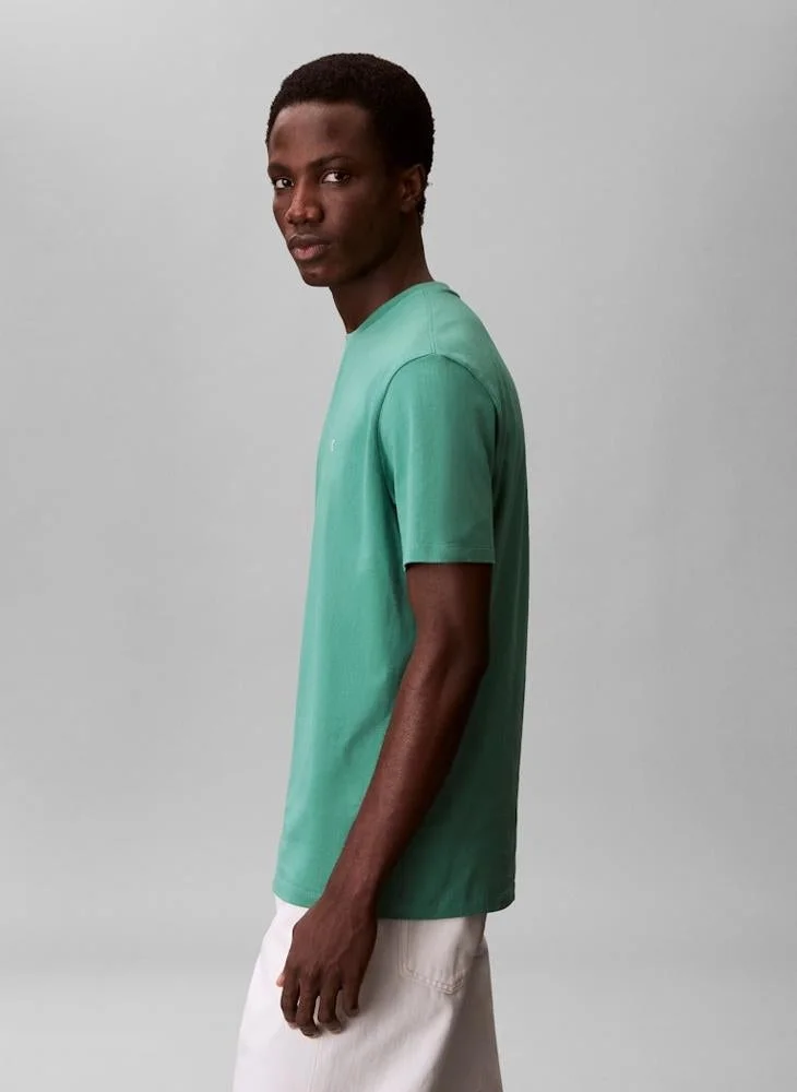 Calvin Klein Jeans  Monogram Embroidery T-Shirt for Men | Best Price UAE