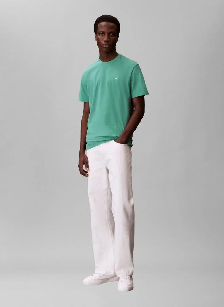 Calvin Klein Jeans  Monogram Embroidery T-Shirt for Men | Best Price UAE