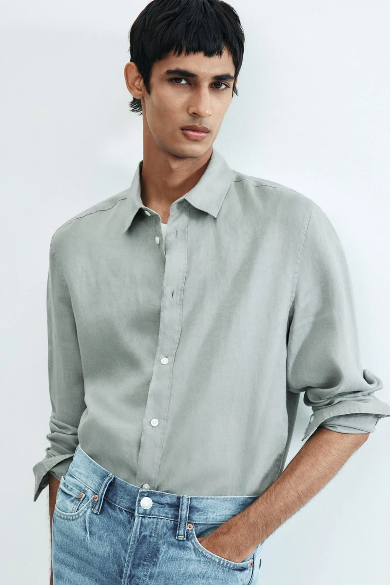 H&M Regular Fit Linen shirt